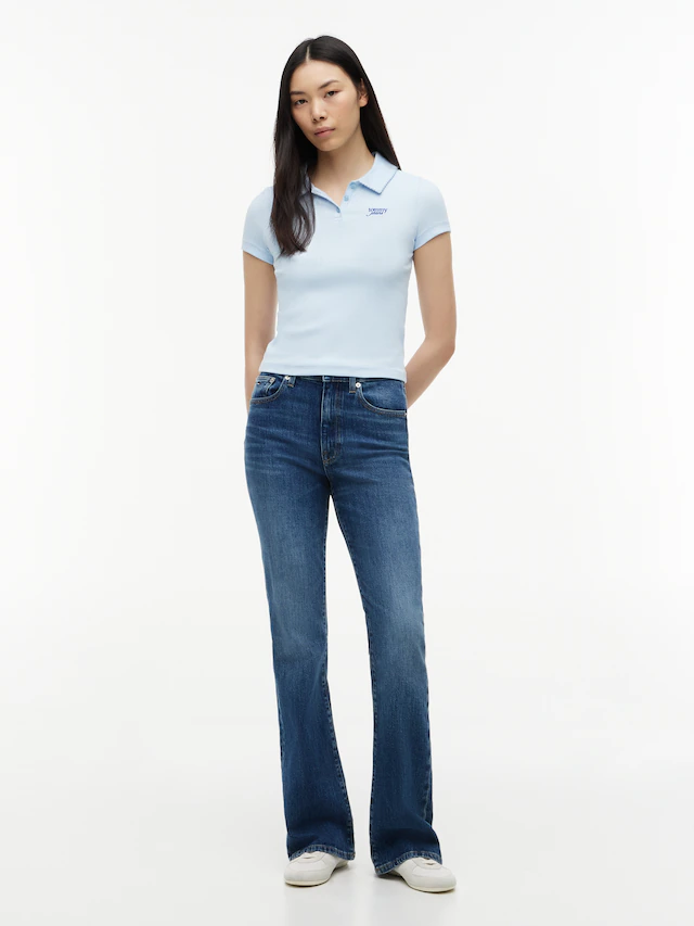 Tommy Jeans Bootcut-Jeans »SYLVIA HGH FLR CJ1« Baumwolle mit Stretch, high waist, Flared Fit