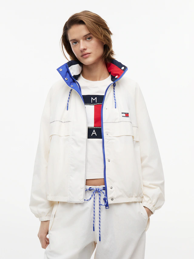 Tommy Jeans Windbreaker »TJW COLORBLOCK WINDBREAKER« Kunstfaser, elastische Bündchen, verdeckter Reißverschluss