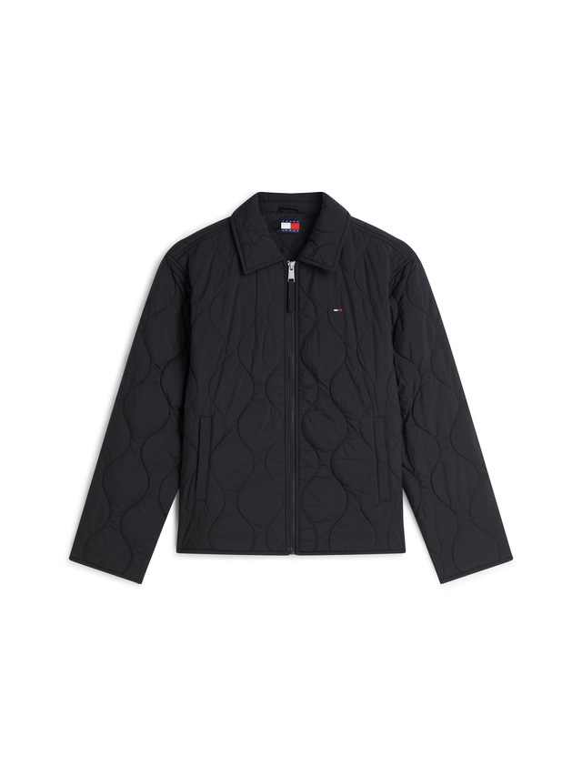 Tommy Jeans Steppjacke »TJW COACH COLLAR QUILTED JACKET« Kunstfaser, Flag-Stickerei