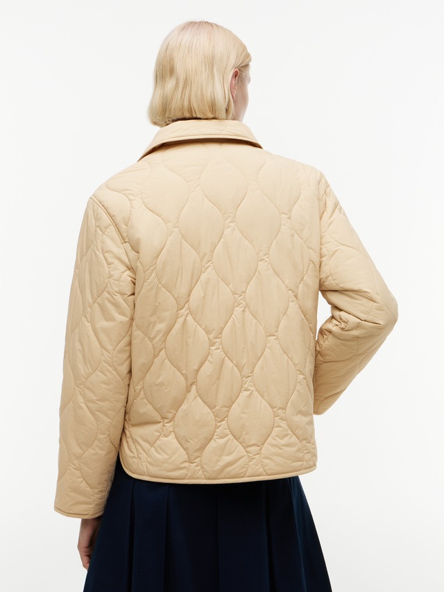 Tommy Jeans Steppjacke »TJW COACH COLLAR QUILTED JACKET« Kunstfaser, Flag-Stickerei
