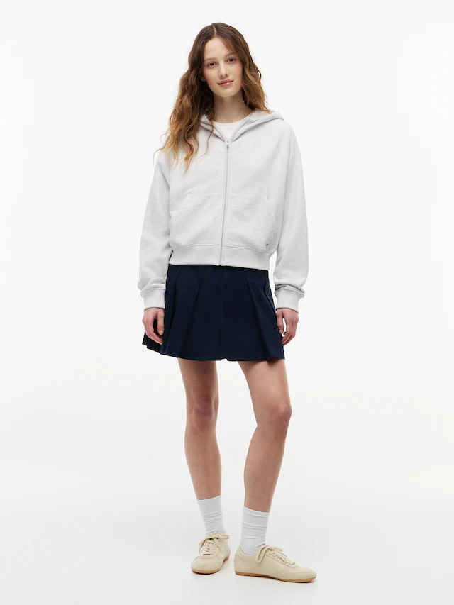 Tommy Jeans Kapuzensweatjacke »TJW BXY S FLAG ZIP THRU HOODIE« Baumwolle, Kapuze, Kängurutasche