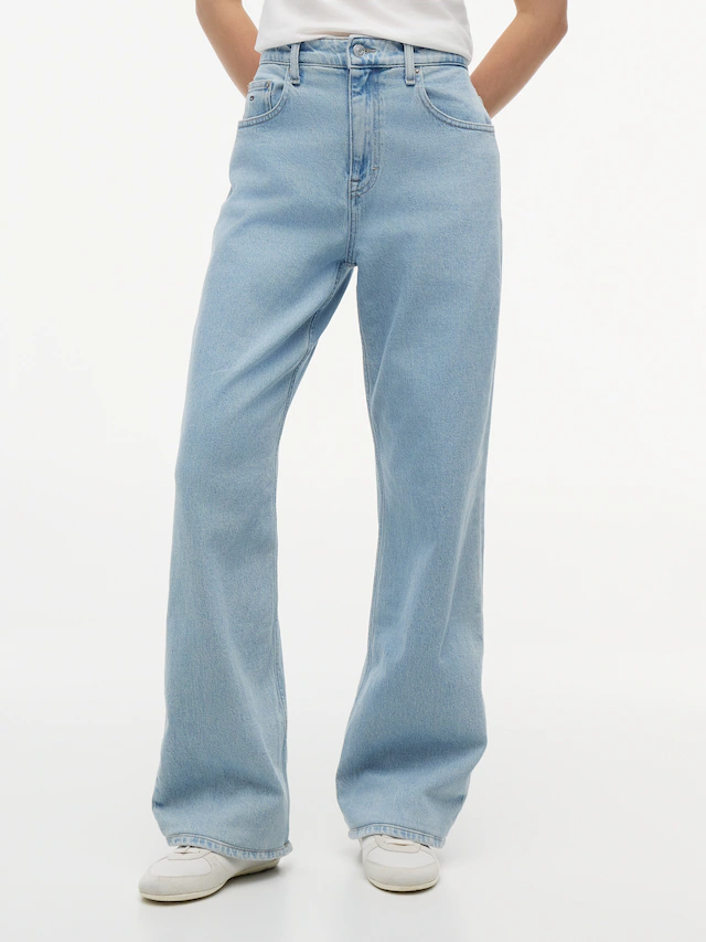 Tommy Jeans Straight-Jeans »MIA MR RLXD STR« Baumwollmischung, relaxed fit