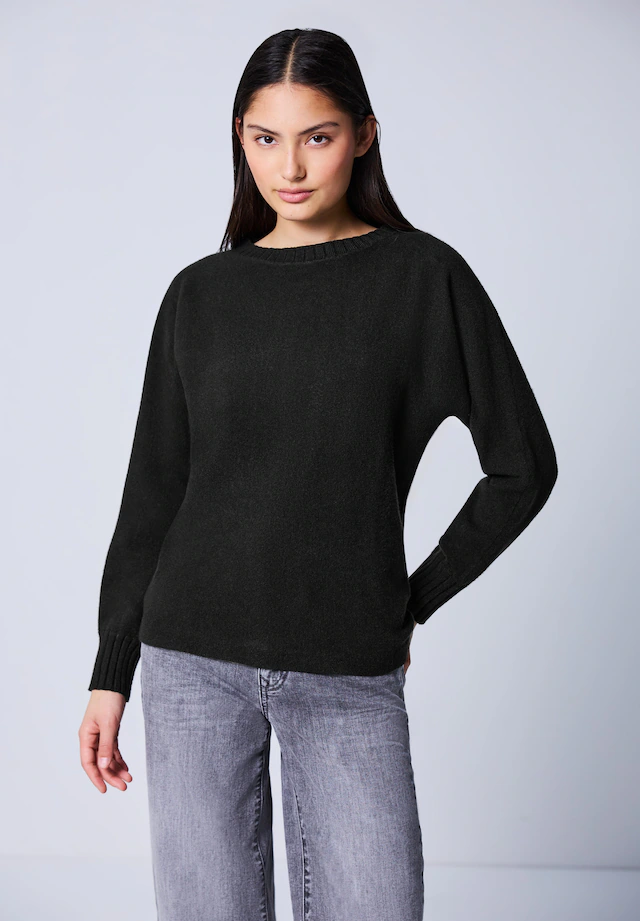 STREET ONE STUDIO Strickpullover mit U-Boot-Ausschnitt