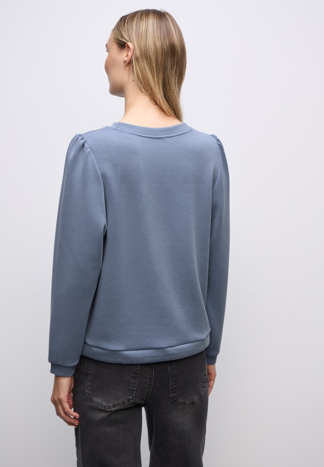 STREET ONE Langarmshirt mit Tunnelzug am Saum