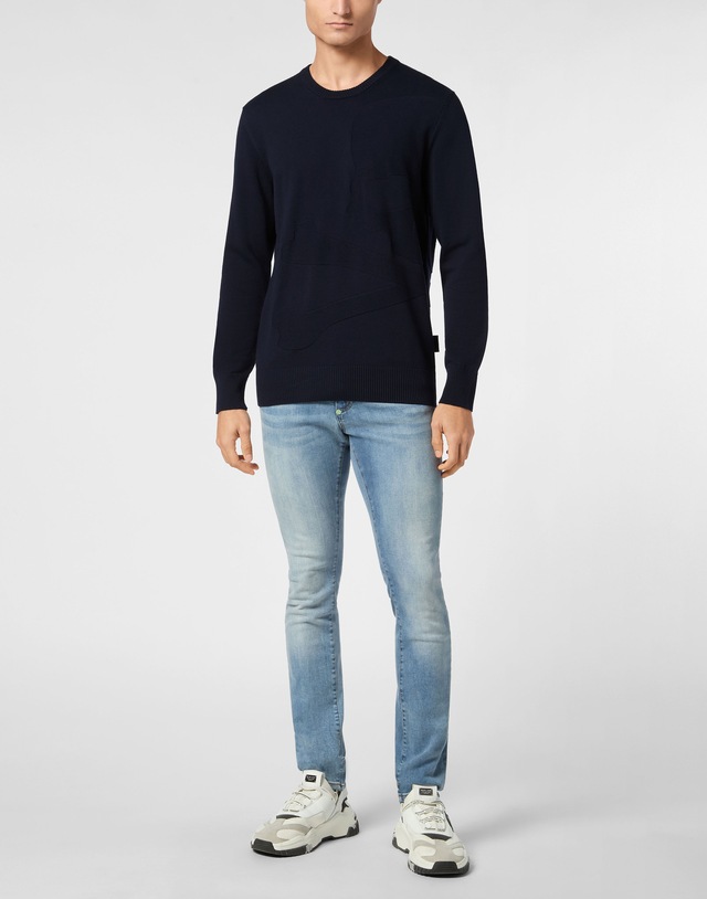 PHILIPP PLEIN Rundhalspullover »Skull«