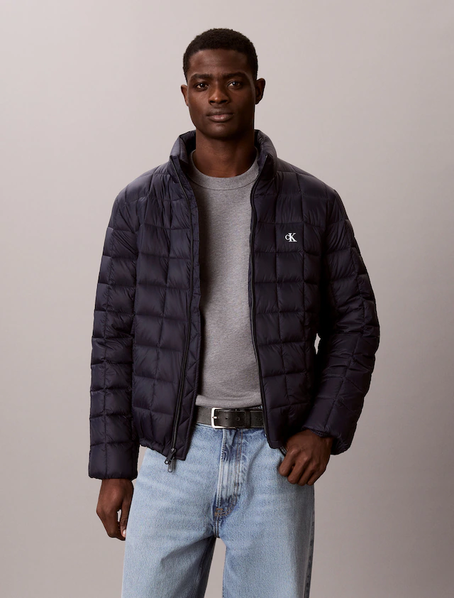 Calvin Klein Jeans Steppjacke Stehkragen, 2-Wege-Zipper, modische Steppung