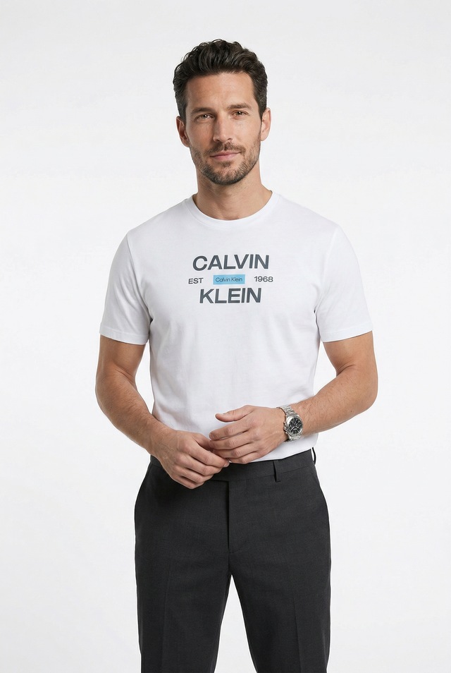 Calvin Klein Jeans T-Shirt »CALVINKLEIN STACK GRAP« Regular fit mit Print