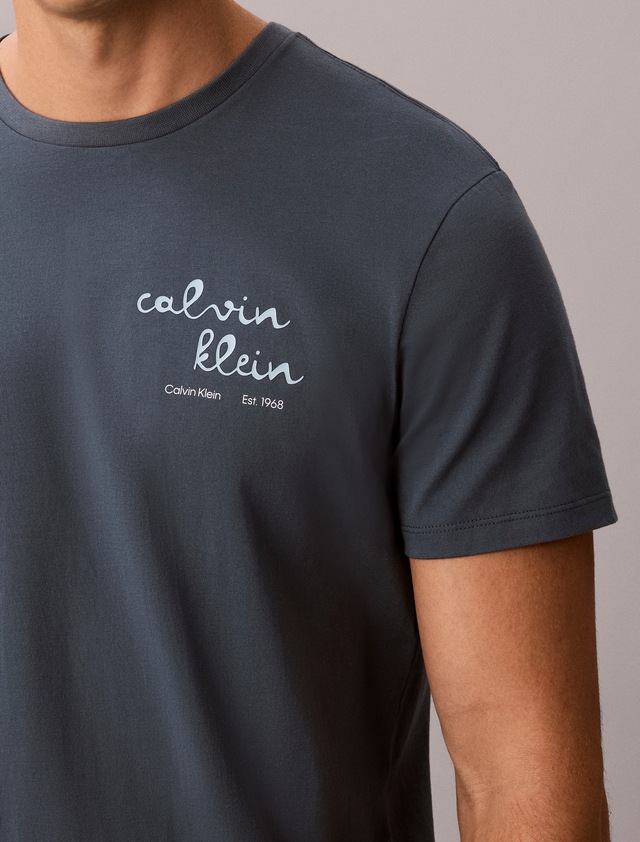 Calvin Klein Jeans T-Shirt »LINES SEASONAL« Regular fit mit Print