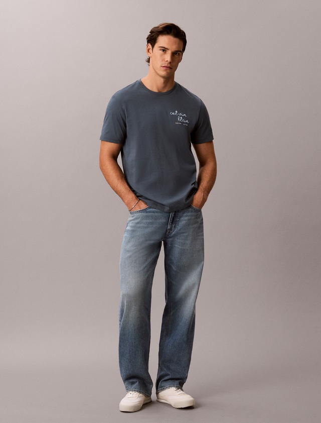 Calvin Klein Jeans T-Shirt »LINES SEASONAL« Regular fit mit Print