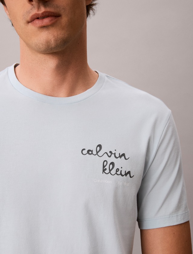 Calvin Klein Jeans T-Shirt »LINES SEASONAL« Regular fit mit Print