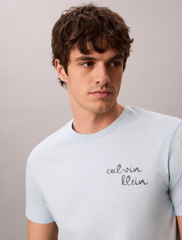 Calvin Klein Jeans T-Shirt »LINES SEASONAL« Regular fit mit Print