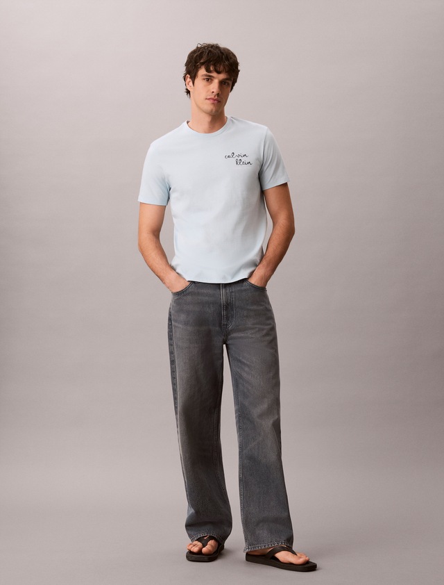 Calvin Klein Jeans T-Shirt »LINES SEASONAL« Regular fit mit Print