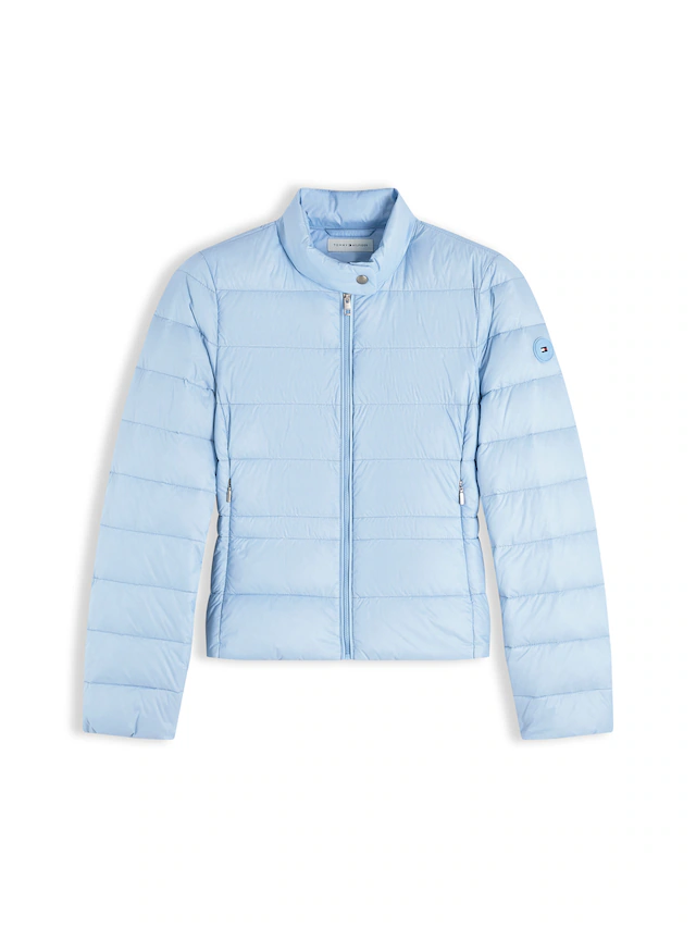 Tommy Hilfiger Daunenjacke »LW DOWN PACKABLE JACKET« ohne Kapuze aus pflegeleichter Kunstfaser, leichte Steppqualität