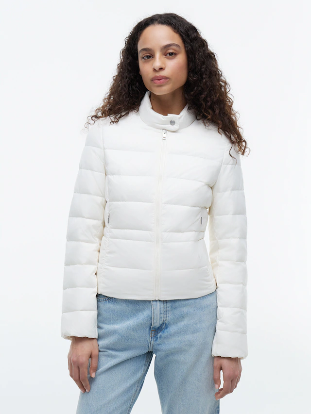 Tommy Hilfiger Daunenjacke »LW DOWN PACKABLE JACKET« ohne Kapuze aus pflegeleichter Kunstfaser, leichte Steppqualität