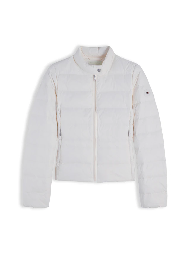 Tommy Hilfiger Daunenjacke »LW DOWN PACKABLE JACKET« ohne Kapuze aus pflegeleichter Kunstfaser, leichte Steppqualität