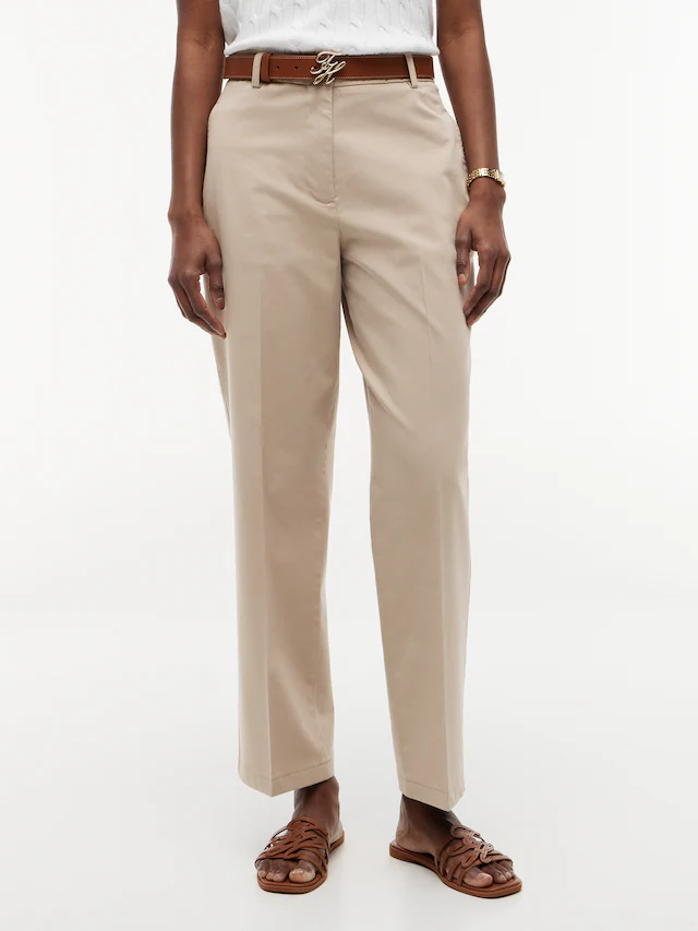 Tommy Hilfiger Chinohose »COTTON SLIM STRAIGHT CHINO« Baumwollmischung, straight fit
