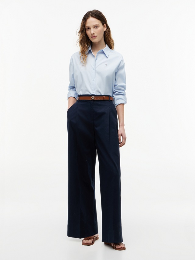 Tommy Hilfiger Hemdbluse »SUMMER POPLIN LS BOXY SHIRT« Baumwolle, Boxy Fit