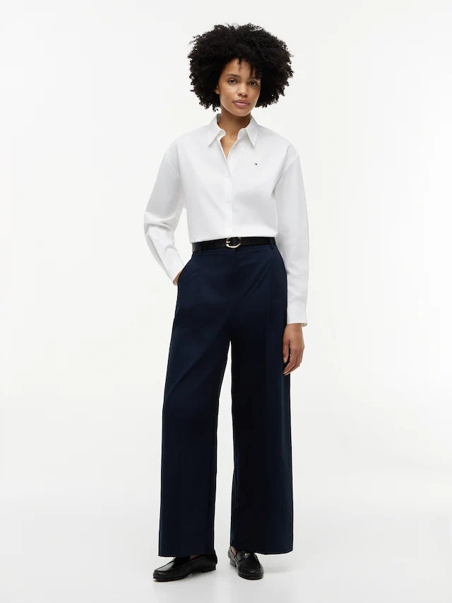 Tommy Hilfiger Hemdbluse »SUMMER POPLIN LS BOXY SHIRT« Baumwolle, Boxy Fit