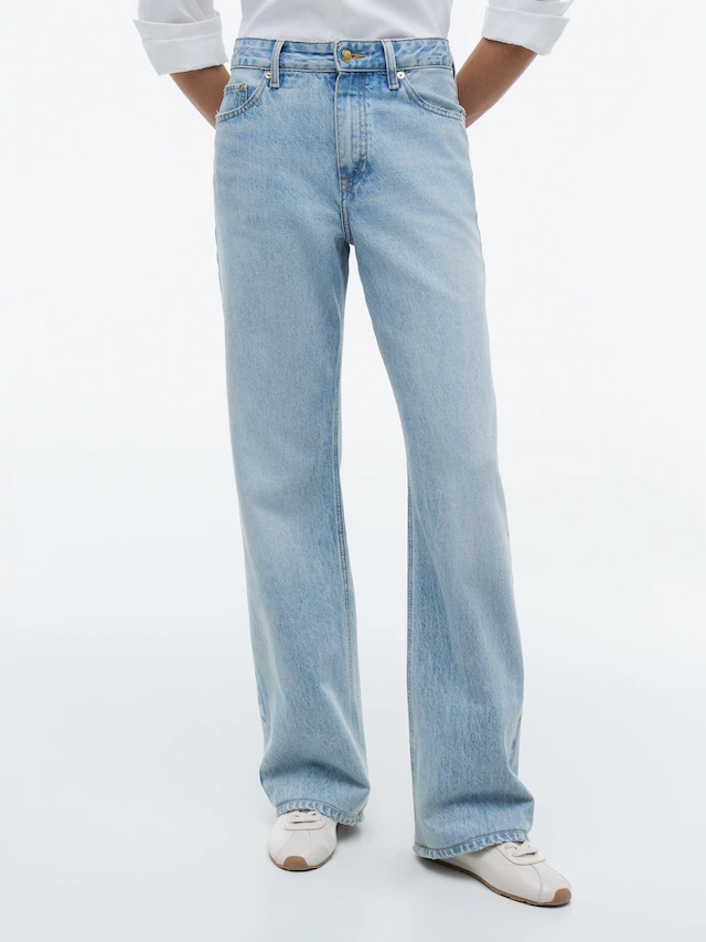 Tommy Hilfiger Straight-Jeans »LOOSE STRAIGHT CAM RW« Baumwolle, straight fit, regular waist