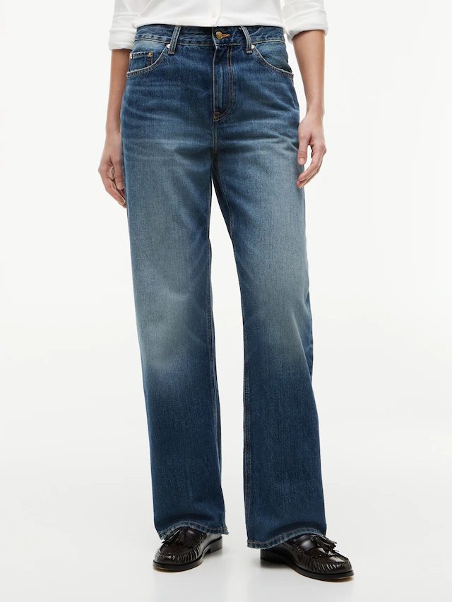 Tommy Hilfiger Straight-Jeans »LOOSE STRAIGHT CAM RW« Baumwolle, straight fit, regular waist