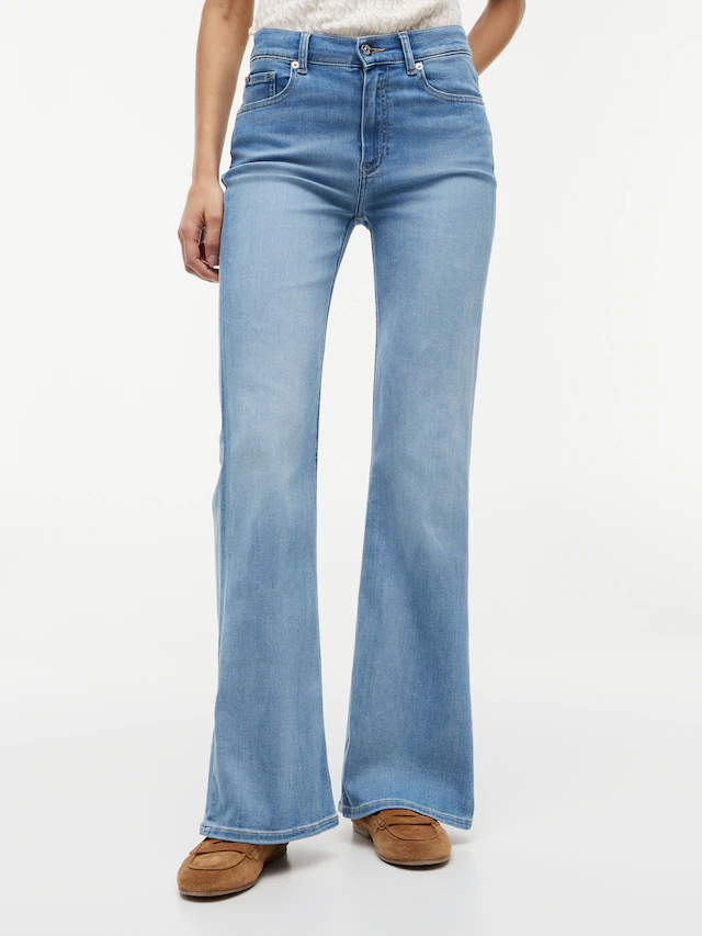 Tommy Hilfiger »FLARE KATY RW« Baumwollmischung, Stretch, in ausgestellter Form