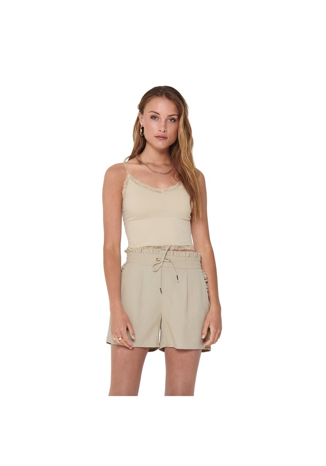 ONLY T-Shirt »T-Shirt ONLVICKY LACE SEAMLESS CROPPED TOP 1er Pack«