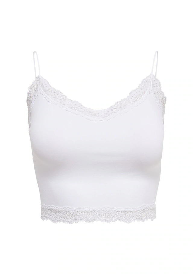 ONLY T-Shirt »T-Shirt ONLVICKY LACE SEAMLESS CROPPED TOP 1er Pack«