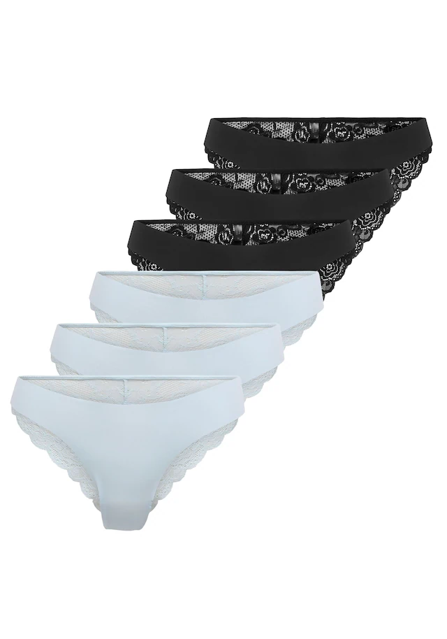ONLY Slip »Slip ONLCHLOE LACE BRAZIL 6P 6er Pack«