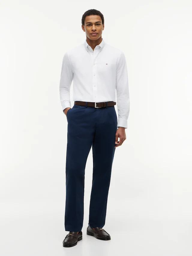 Tommy Hilfiger Langarmhemd »PERFORMANCE PIQUE OXFORD« Regular Fit Peformance Pique Oxford Casual