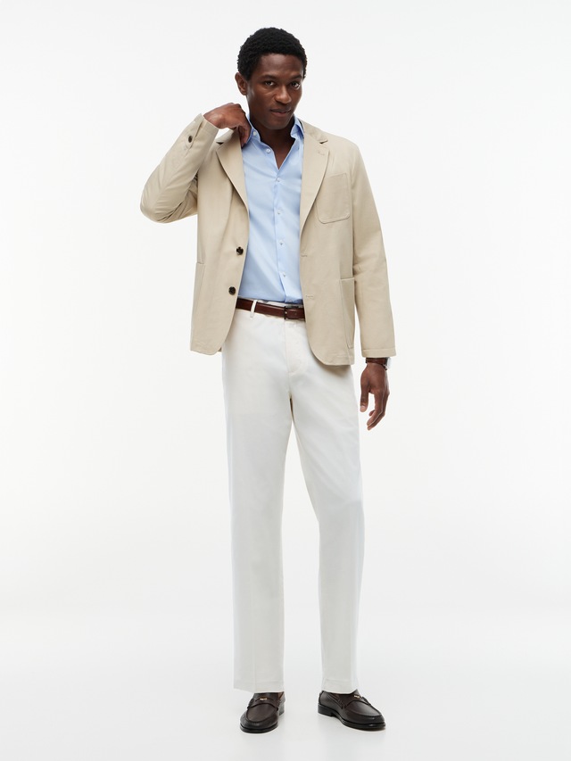 Tommy Hilfiger Sakko »Premium Line Tech-Cotton Performance Anzug« Premium Casual Everyday Sakko Anzug