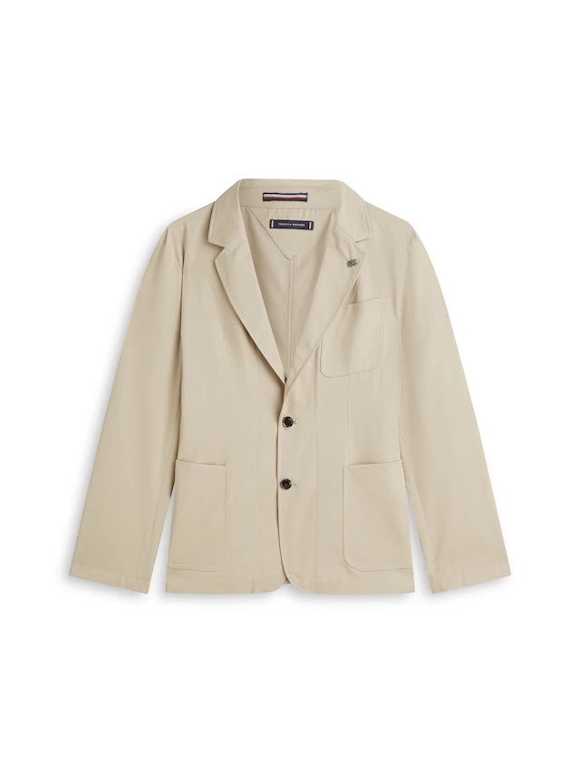 Tommy Hilfiger Sakko »Premium Line Tech-Cotton Performance Anzug« Premium Casual Everyday Sakko Anzug