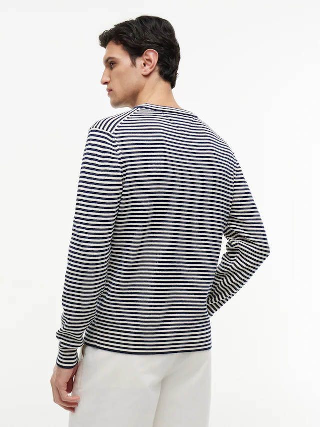 Tommy Hilfiger Strickpullover »SEASONAL STRUCTURE CREW NECK« strukturiert