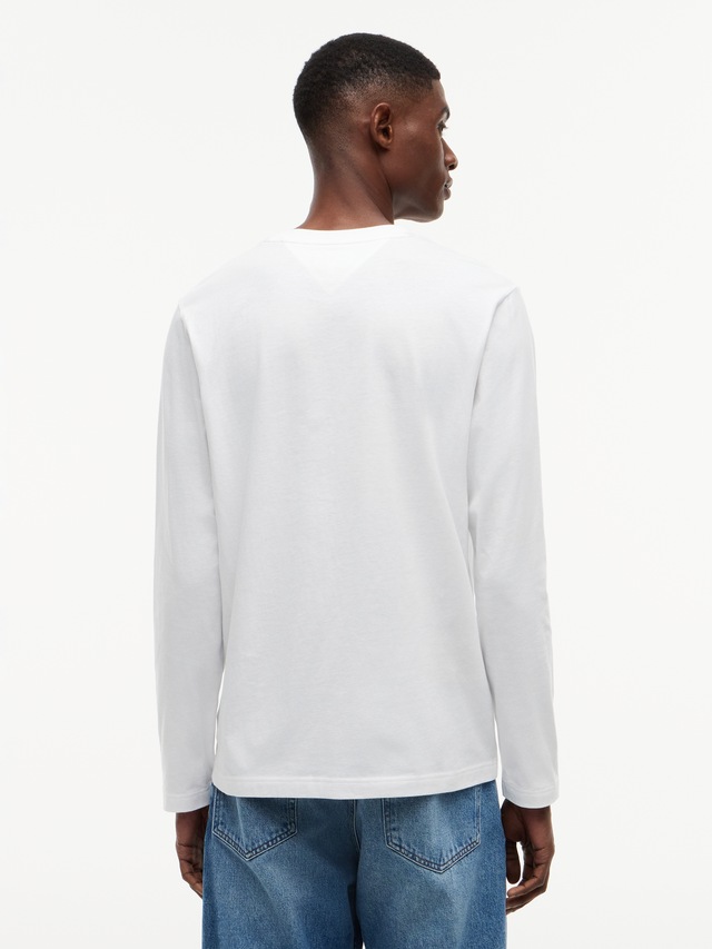 Tommy Hilfiger Langarmshirt »SCRIPT STACK LS REGULAR TEE«