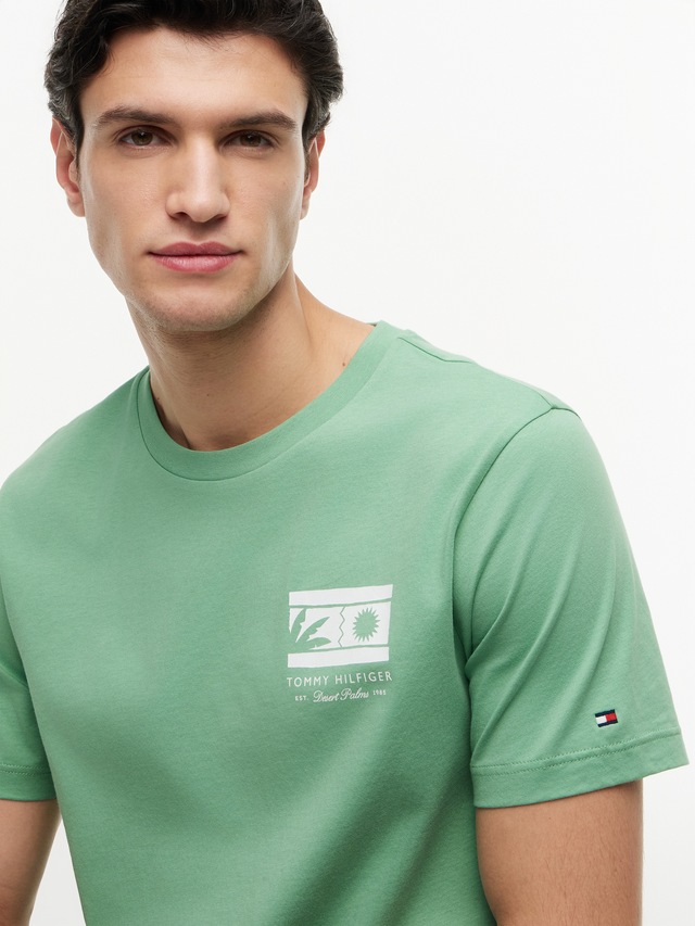 Tommy Hilfiger T-Shirt »MONO SUN GRAPHIC REGULAR TEE« aus Jersey mit Logo-Grafik