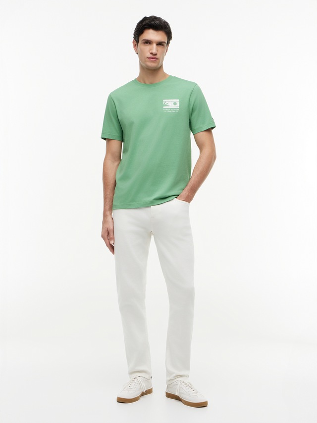 Tommy Hilfiger T-Shirt »MONO SUN GRAPHIC REGULAR TEE« aus Jersey mit Logo-Grafik