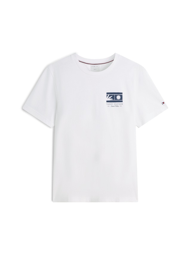 Tommy Hilfiger T-Shirt »MONO SUN GRAPHIC REGULAR TEE« aus Jersey mit Logo-Grafik