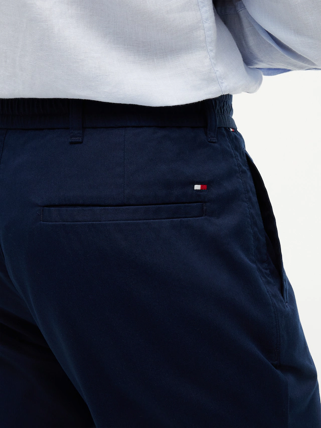 Tommy Hilfiger Chinohose »DOVER 3/4 ELASTICATED TENCEL« Regular Fit Stretch aus Twill