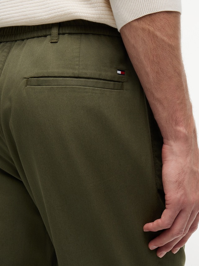 Tommy Hilfiger Chinohose »DOVER 3/4 ELASTICATED TENCEL« Regular Fit Stretch aus Twill