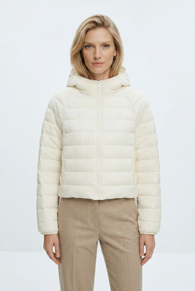 Calvin Klein Jeans Steppjacke »ULW SHORT CK PACKABLE PUFFER JAC« mit Kapuze in kurzer Passform