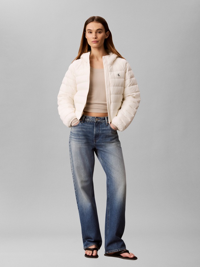 Calvin Klein Jeans Steppjacke »ULW SHORT CK PACKABLE PUFFER JAC« mit Kapuze in kurzer Passform
