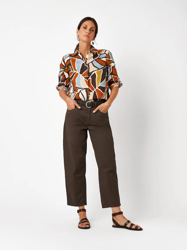 TONI Stoffhose »LIV BARREL« mit Stretch