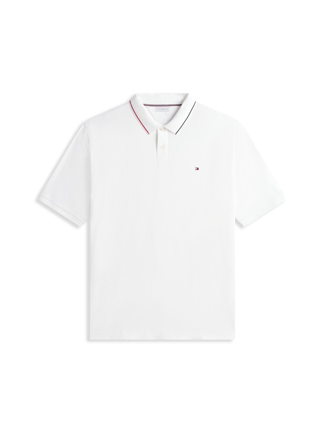 Tommy Hilfiger Big & Tall Poloshirt »BT-LIQUID COTTON TIPPED SLIM-B« aus Baumwolle