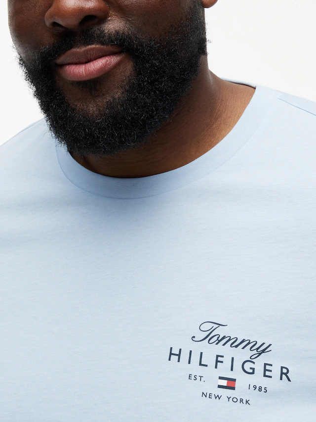 Tommy Hilfiger Big & Tall T-Shirt »BT-SCRIPT STACK« Große Größen, aus Jersey mit Logo