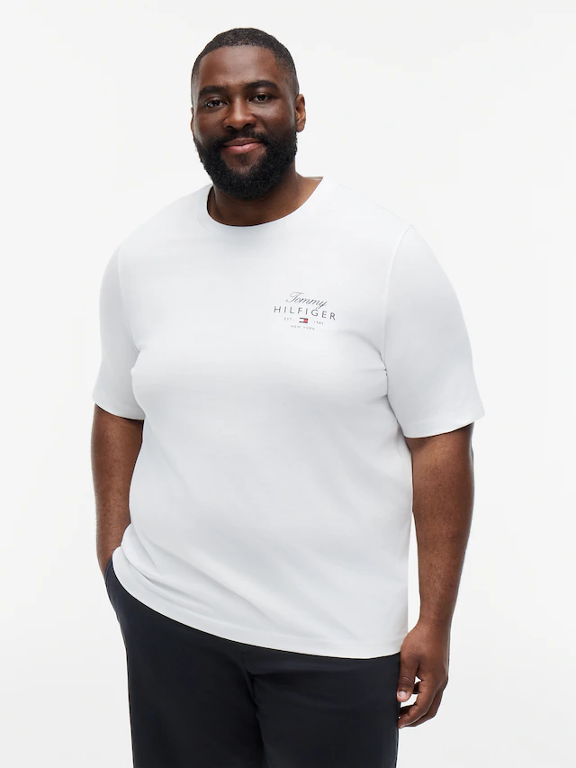 Tommy Hilfiger Big & Tall T-Shirt »BT-SCRIPT STACK« Große Größen, aus Jersey mit Logo