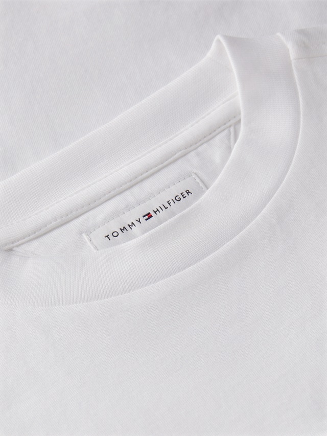 Tommy Hilfiger T-Shirt Rundhalsausschnitt, Regular Fit, reine Baumwolle,Kinder bis 16 Jahre