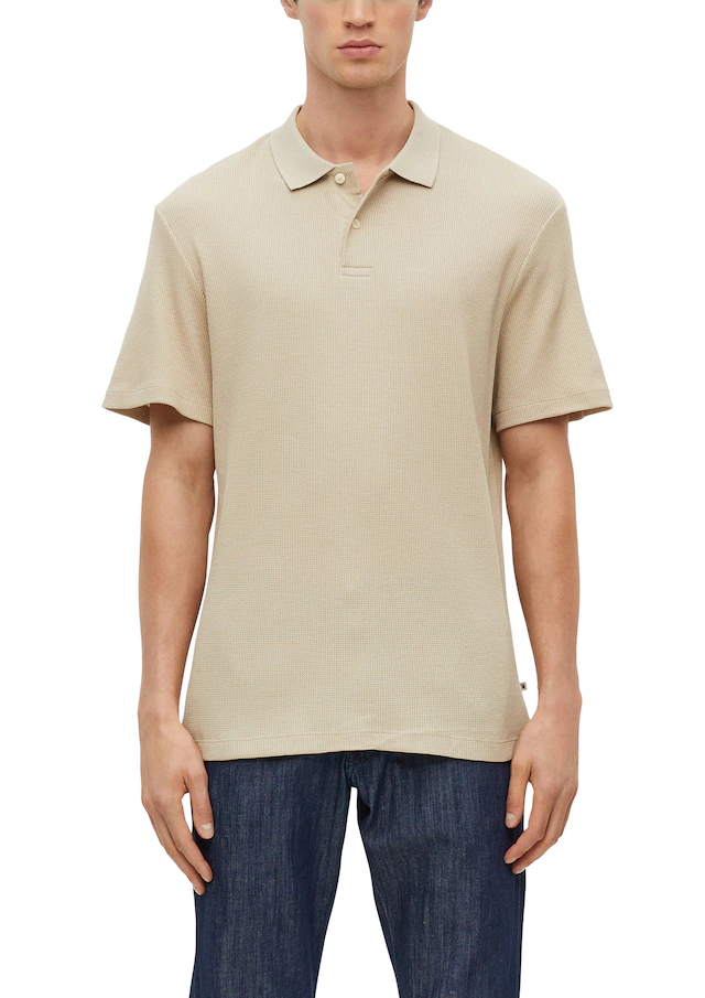 s.Oliver Poloshirt Sommer-Poloshirt in Struktur-Optik