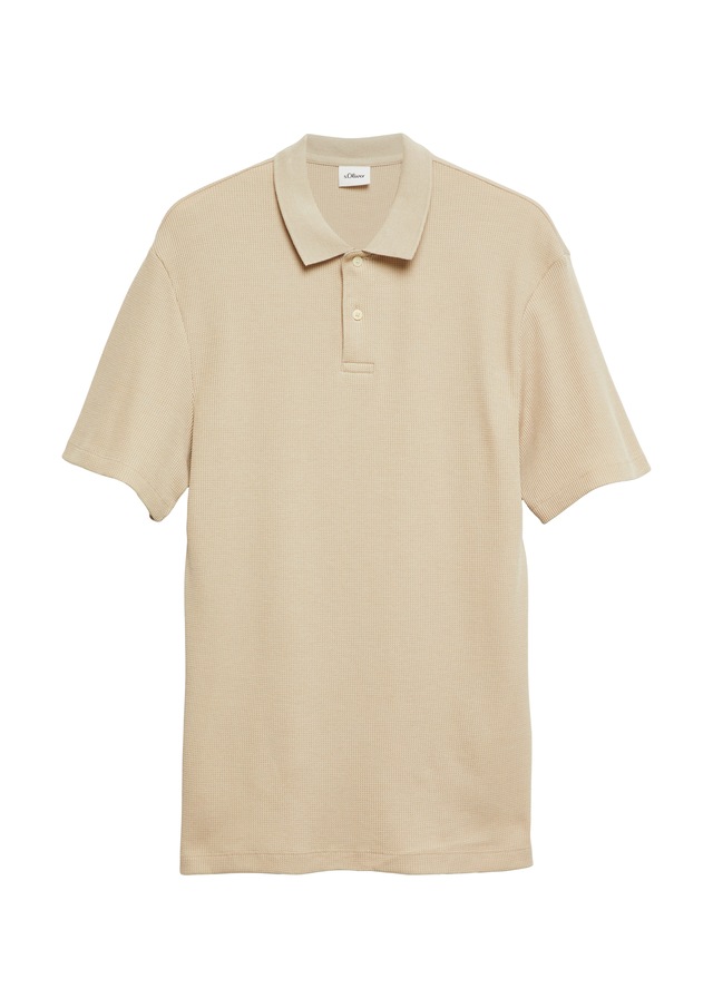 s.Oliver Poloshirt Sommer-Poloshirt in Struktur-Optik
