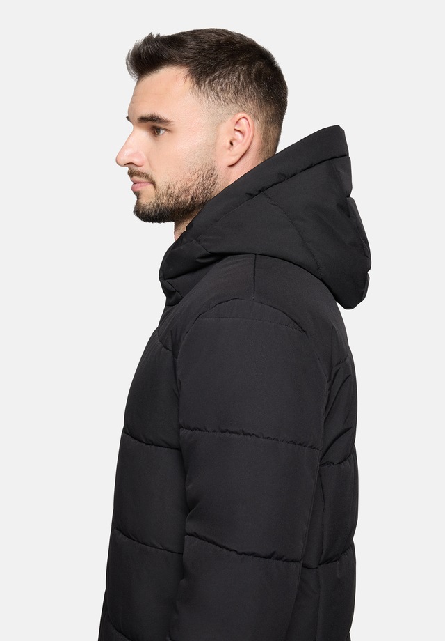 VOICE Outdoorjacke »Herren Winterjacke Wintermantel mit Kapuze« mit Kapuze