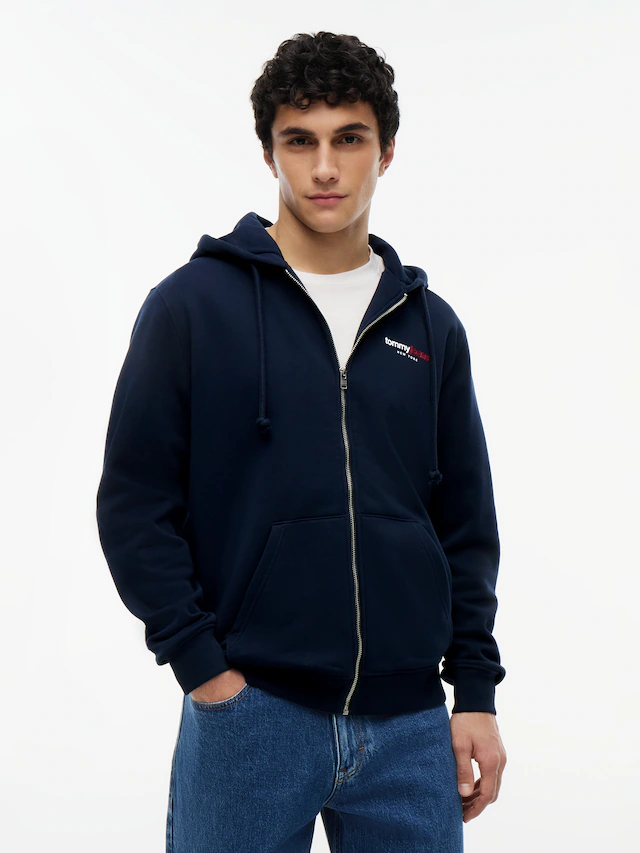 Tommy Jeans Kapuzensweatjacke »TJM REGULAR DNA BACKPRINT FULLZIP«