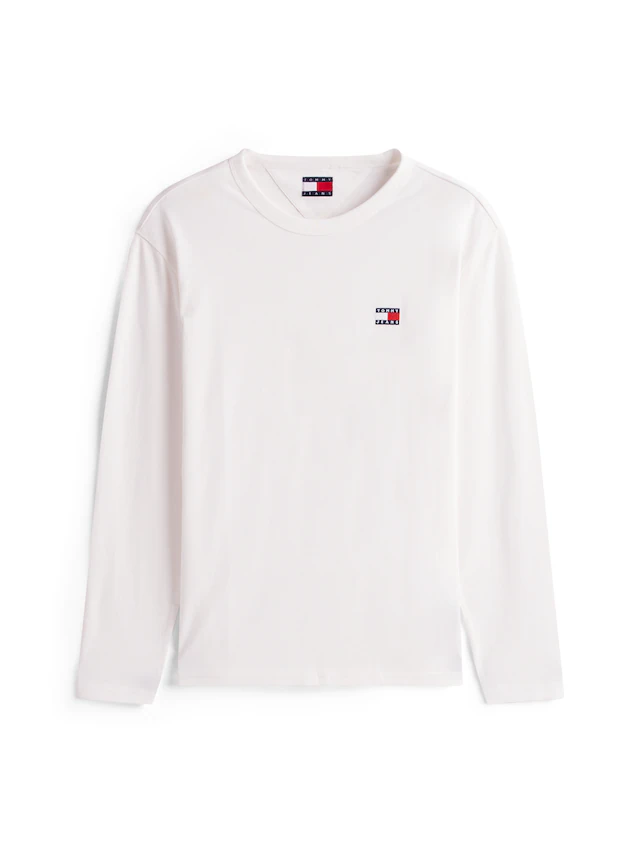 Tommy Jeans Langarmshirt »TJM REG BADGE TEE LS EXT«